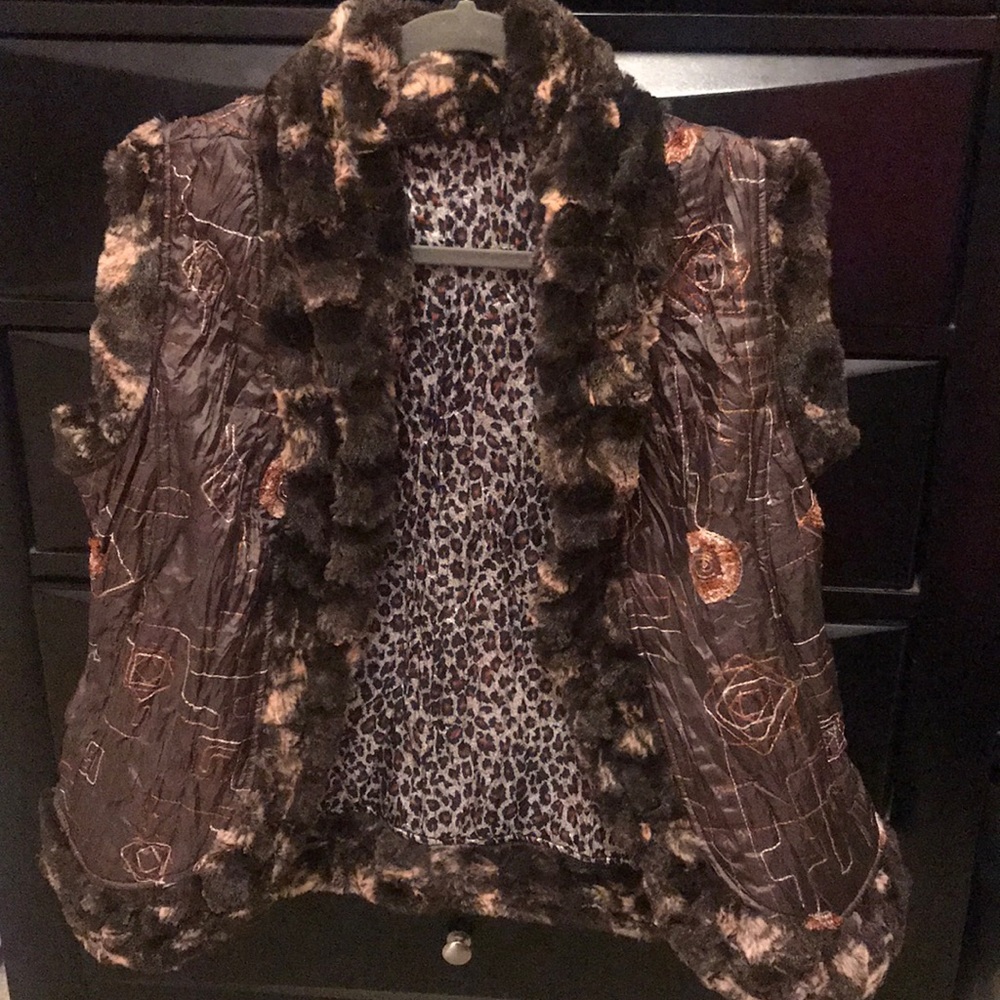 Faux Fur neck vest